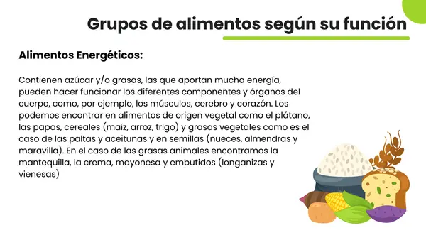 Alimentos y nutrientes - Ciencias Naturales 