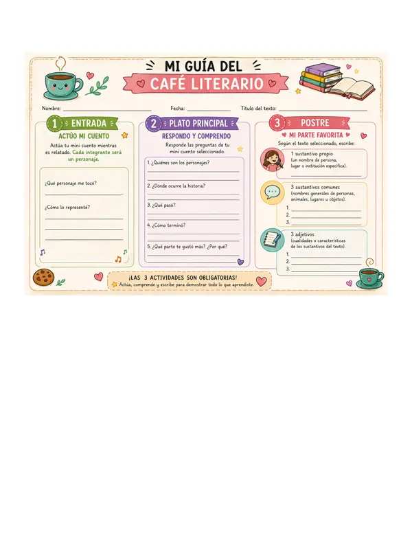 Día del libro - Café literario