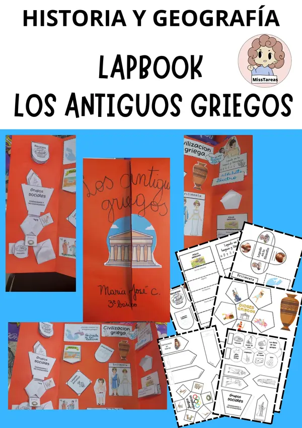  Lapbook Interactivo: Los Antiguos Griegos - Civilización, Cultura y Legado