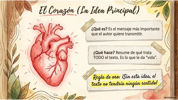 Idea principal y secundaria