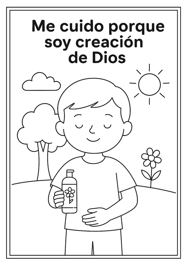 Cuadernillo para colorear Religión