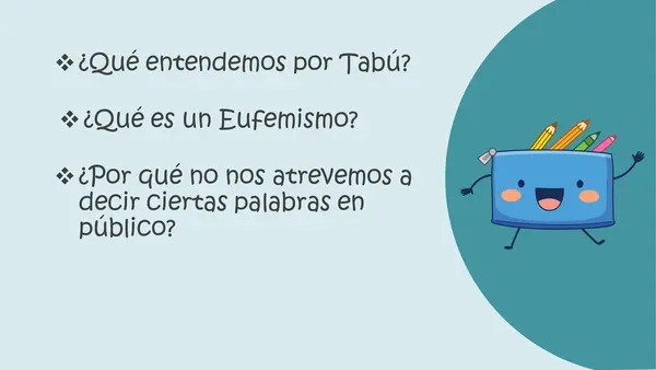 Tabúes y Eufemismos