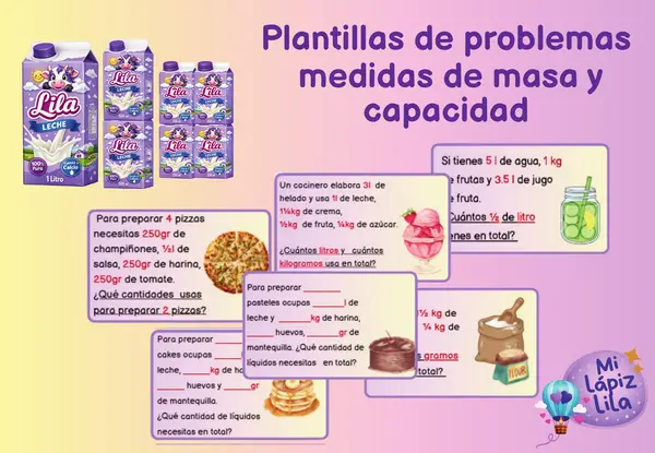 PROBLEMAS DE MEDIDAS DE CAPACIDAD Y MASA