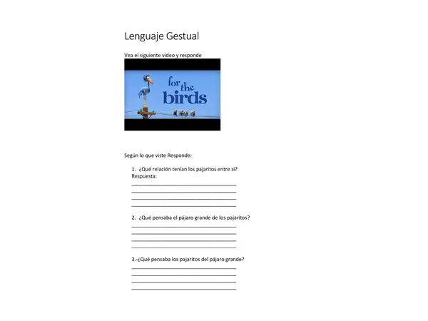 Lenguaje Gestual