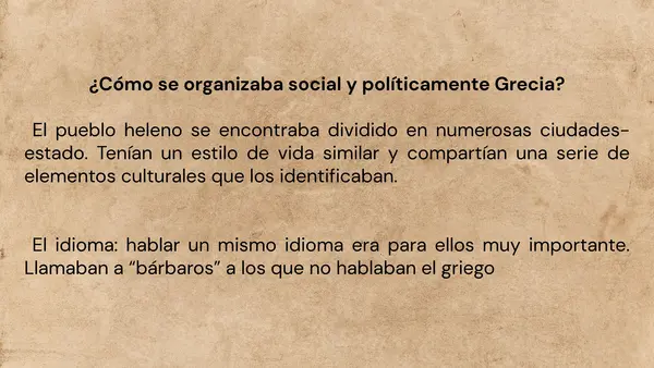 Los griegos
