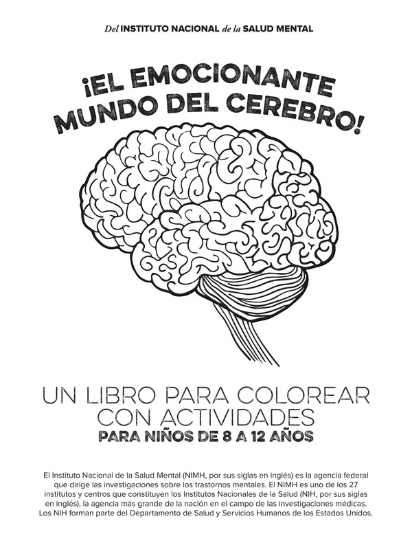 Libro para colorear "El emocionante mundo del cerebro"