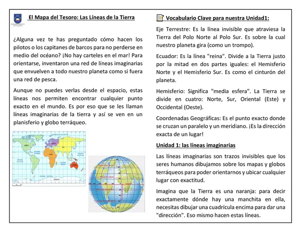 LINEAS IMAGINARIAS 3°BASICO