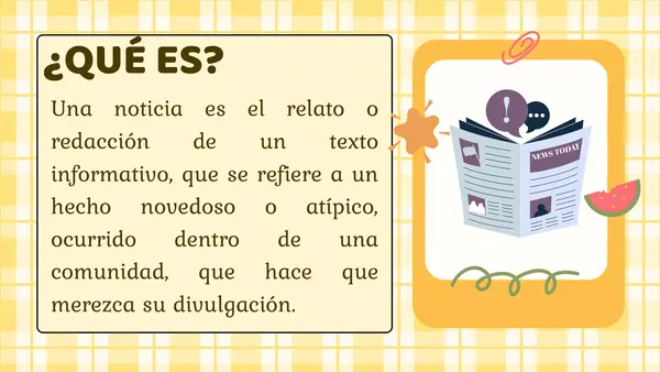 Noticia escrita
