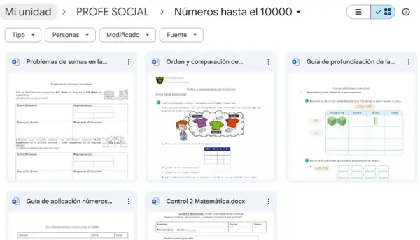Números hasta el 10.000