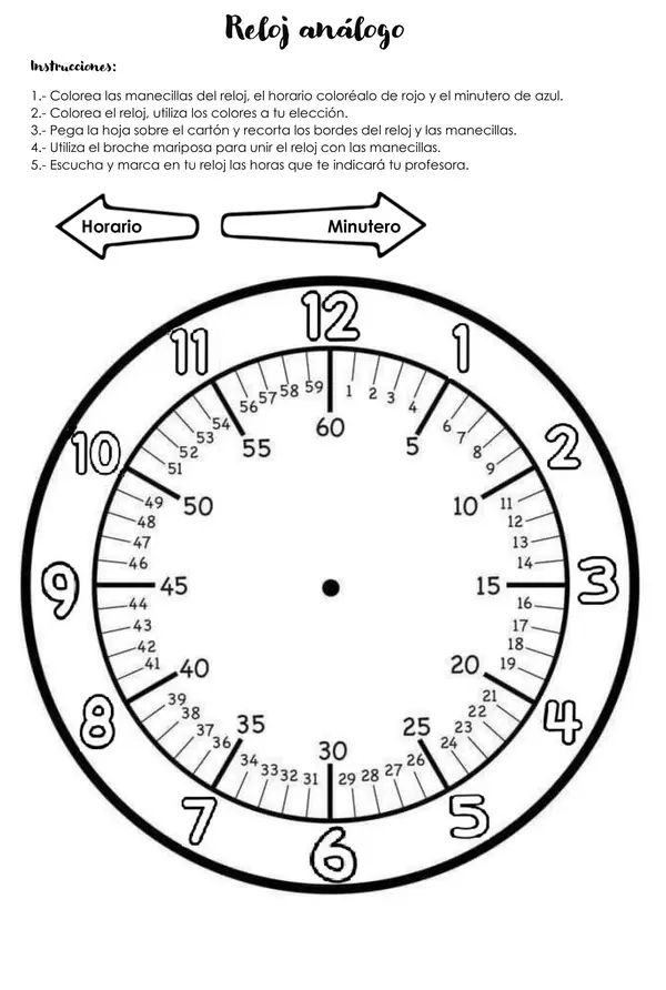 Minutero Manecilla Reloj Minutero Cual Es La Manecilla Del Reloj