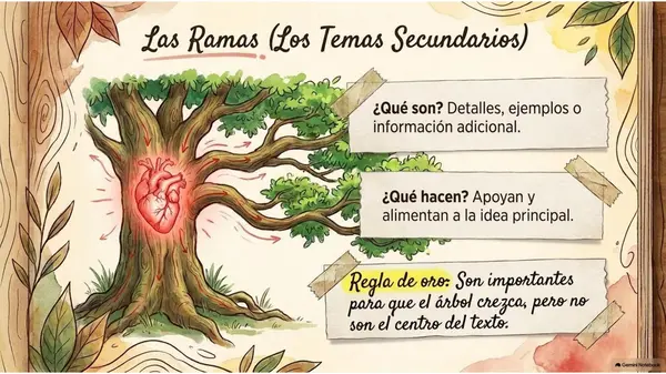 Idea principal y secundaria