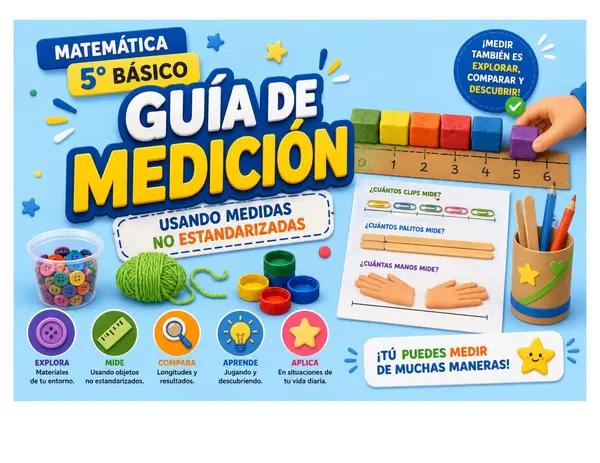 Medición, usando medidas, no estandarizadas