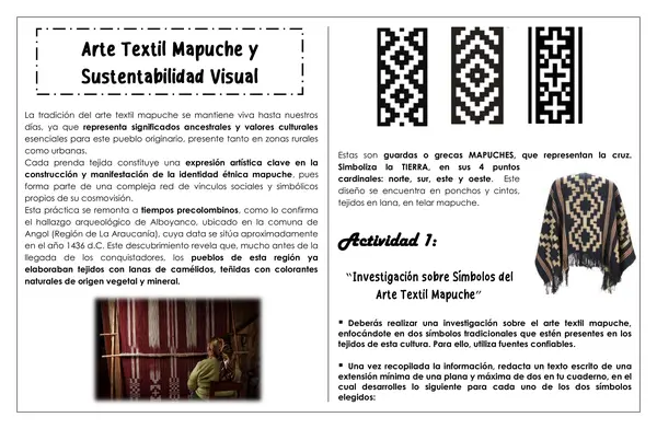 ARTES - Textil mapuche y sustentabilidad visual
