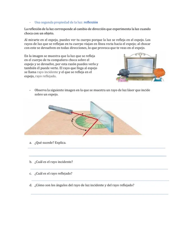 Guía Propiedades de la Luz
