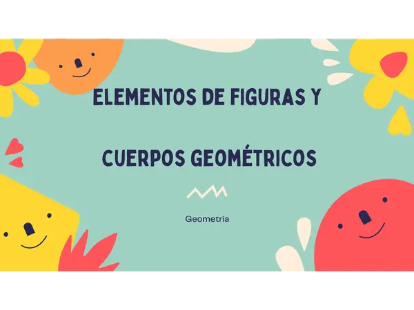 OA 17.- Elementos de figuras y cuerpos geométricos