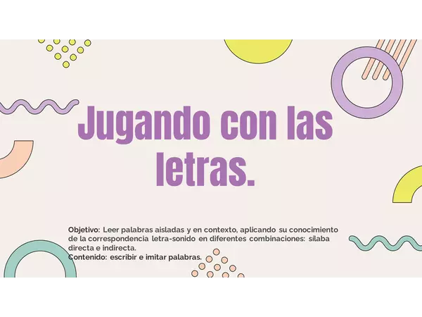 jugando con las letras