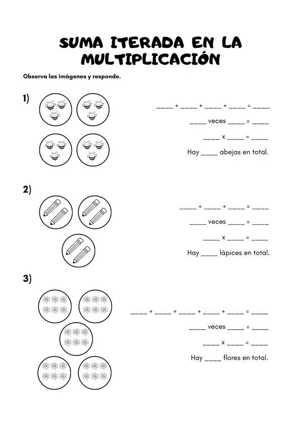 SUMA ITERADA EN LA MULTIPLICACIÓN