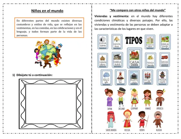Niños en el mundo 1° básico