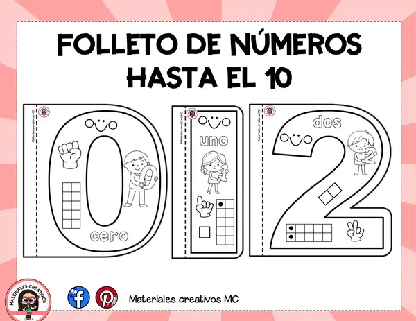 FOLLETO DE NÚMEROS HASTA EL 10