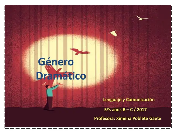 PPT GÉNERO DRAMATICO" 5AÑO BÁSICO 2025"