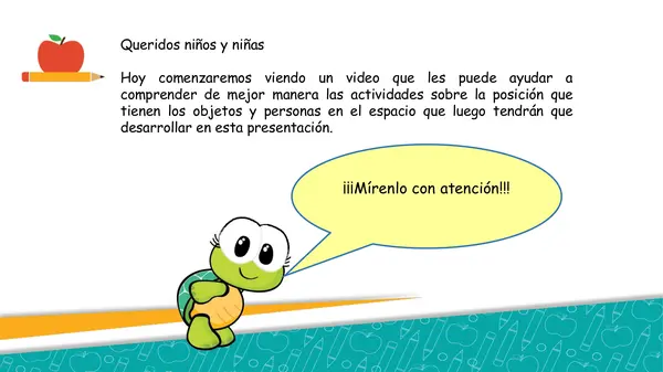 Describiendo posición de objetos