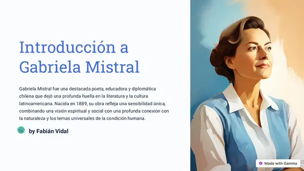 Gabriela Mistral