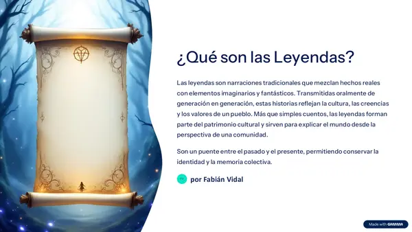 ¿Qué son las leyendas?