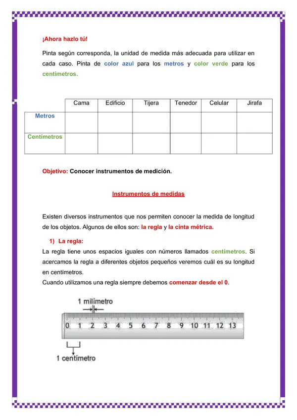 Guía medición