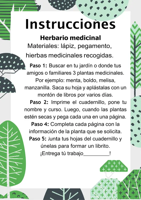 herbario (trabajo práctico)