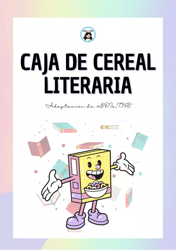CAJA DE CEREAL LITERARIA