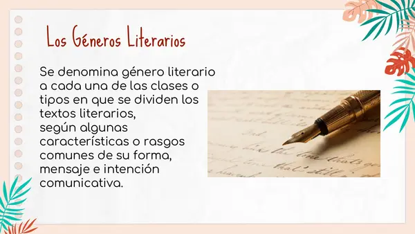 Géneros Literarios