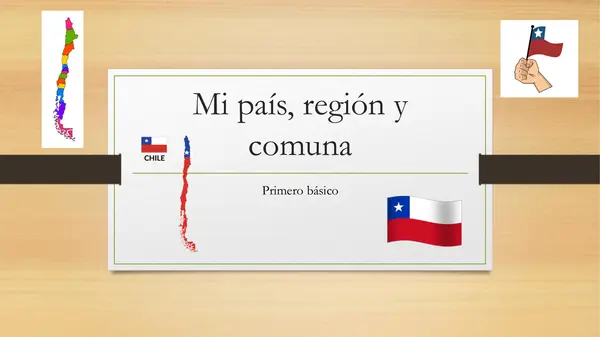 Mi país, región y comuna primero básico