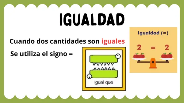 Igualdad y desigualdad 