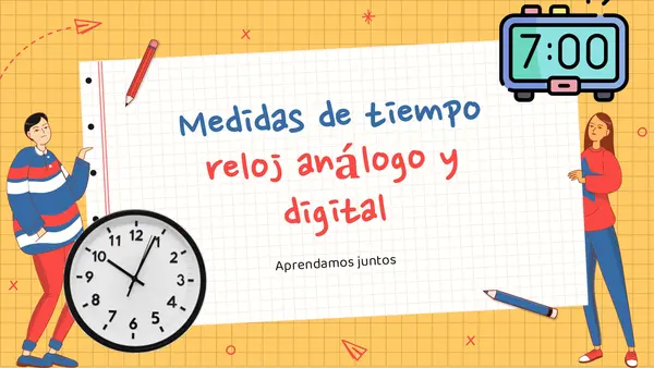 Lectura de reloj analógico y digital