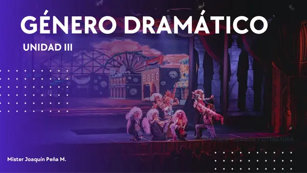 PPT GÉNERO DRAMÁTICO (1° Medio)