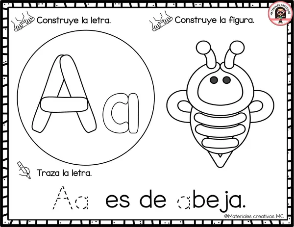 Playdough del Abecedario