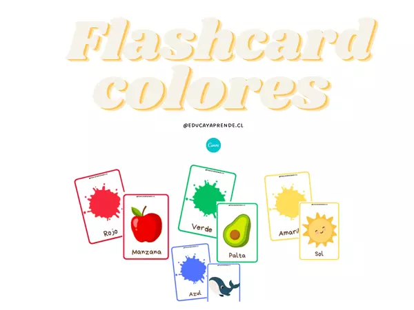 Flashcard colores