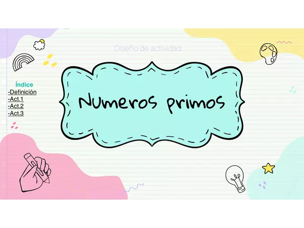 Números primos y compuestos