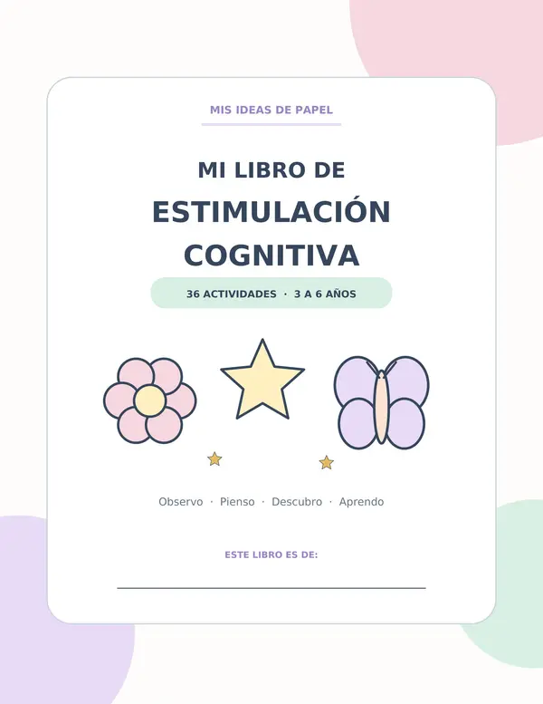 Libro de estimulación cognitiva