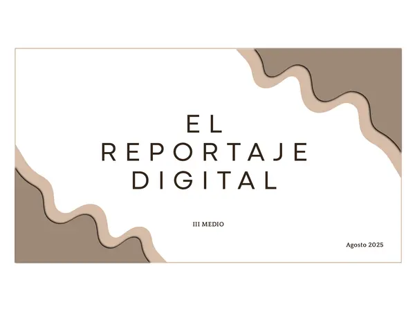 El reportaje digital