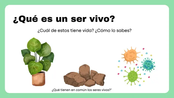 Seres vivos y Alimentación (Célula)