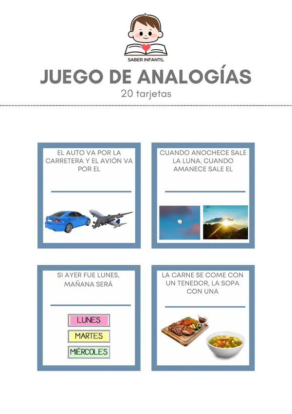 JUEGO DE ANALOGÍAS