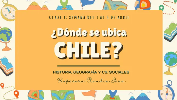 Ubicación de Chile en el mundo