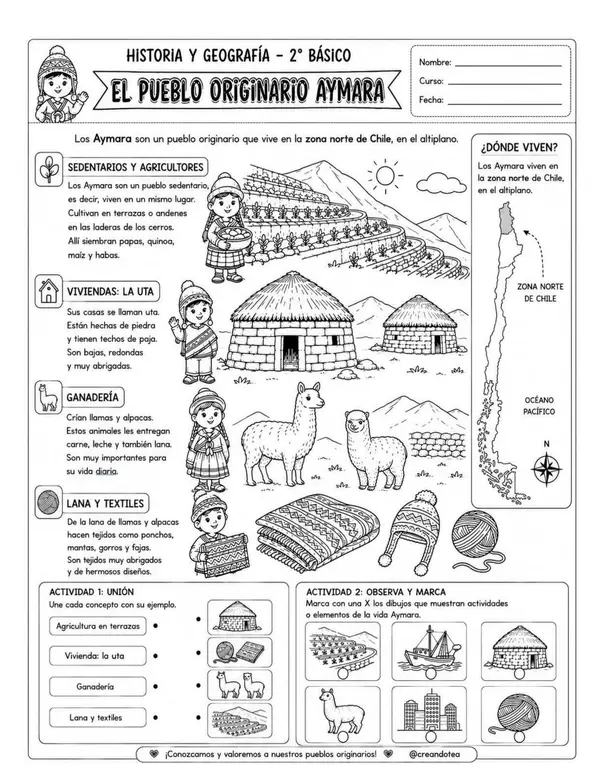 GUIA PUEBLOS ORIGINARIOS ZONA NORTE Y ACTIVIDADES