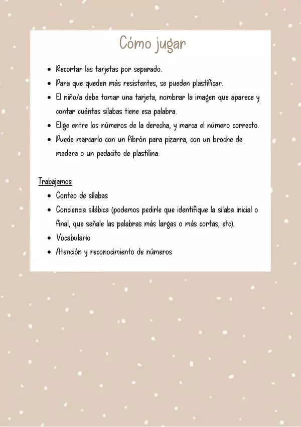¿Cuántas silabas tiene?
