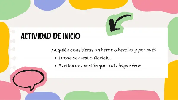 U1: El héroe en distintas épocas - ¿Qué es un héroe? 