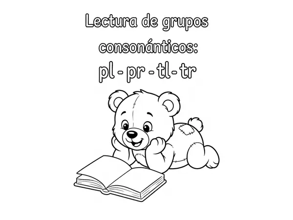 Comprensión Lectoras: Grupos Consonánticos (pl, pr, tl, tr)