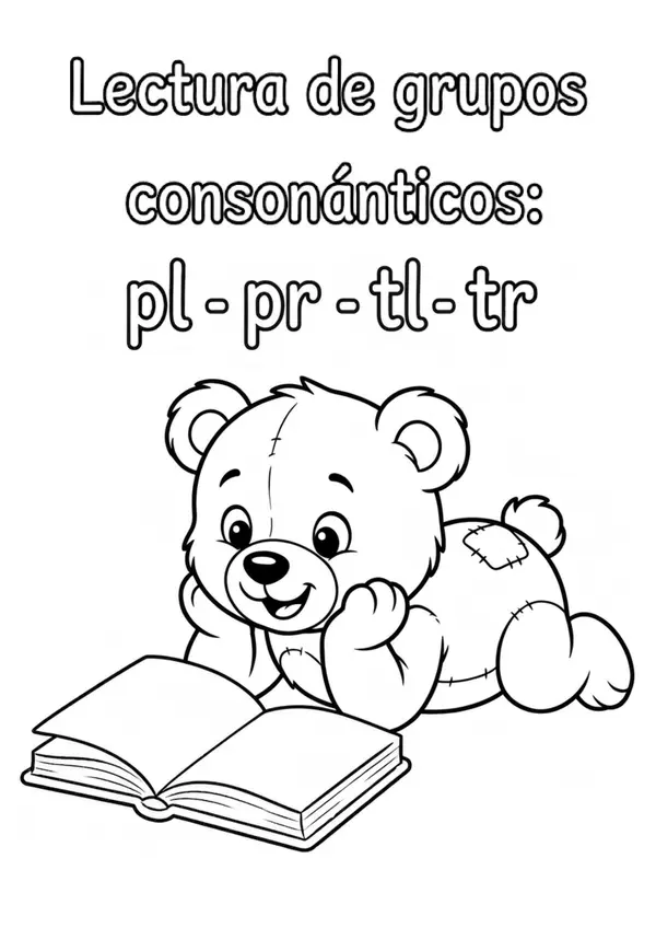 Comprensión Lectoras: Grupos Consonánticos (pl, pr, tl, tr)