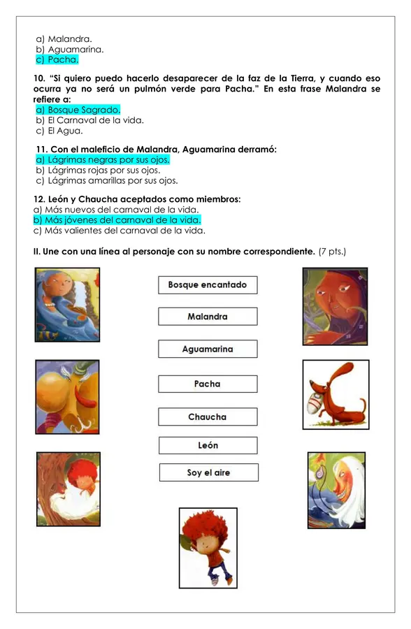 Prueba Lectura - León y el carnaval de la vida