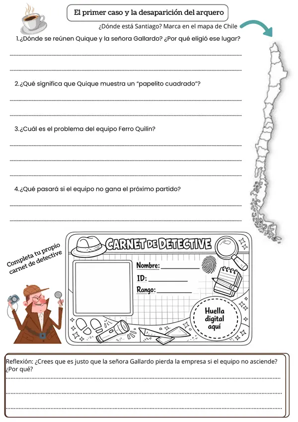 Quique Hache, detective, Plan Lector